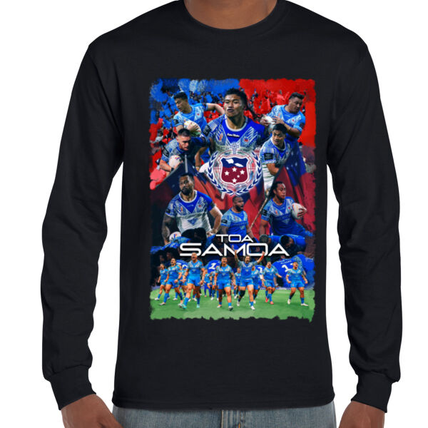 Toa Samoa Supporters Mens Longsleeve Tee Thumbnail