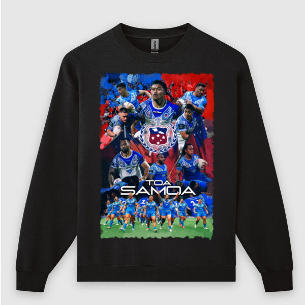 Toa Samoa Supporters Crew Neck Sweatshirt  Thumbnail