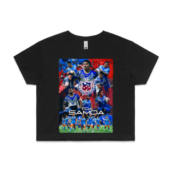 Toa Samoa Supporters Crop Tee Thumbnail